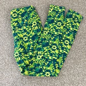 LulaRoe tie dye legging, one size
